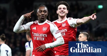 Eze and Gyökeres at the double to boost Arsenal title bid with Spurs rout | Premier League