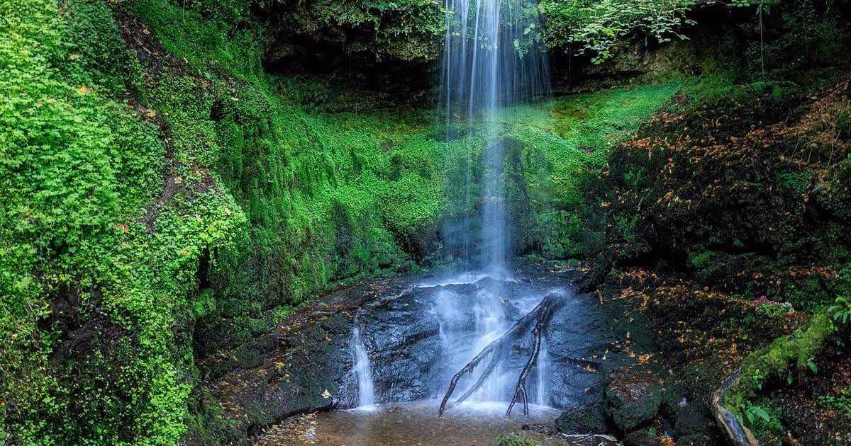 ‘Fairytale’ waterfall ‘especially beautiful’ in winter right here in the UK