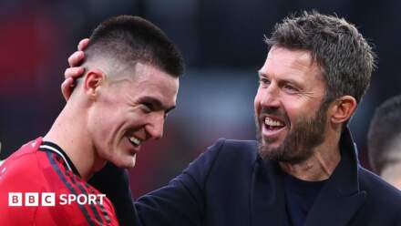 Man Utd: Michael Carrick on celebrating winning run