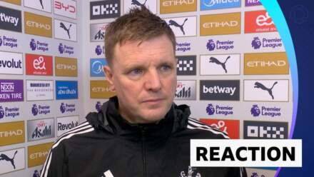 Man City 2-1 Newcastle United: Eddie Howe post-match interview