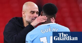 City win sealed with a kiss after resilience of Guéhi twists title race | Manchester City