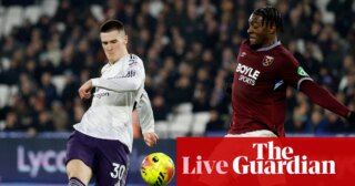 West Ham United 1-1 Manchester United: Premier League – as it happened | Premier League