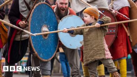 Vikings raid York in honour of city's heritage