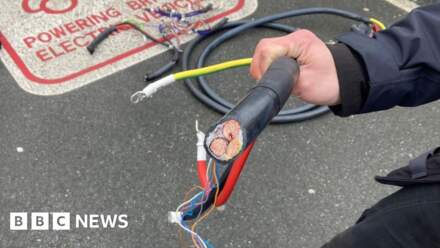 SmartWater and GPS used to target EV cable thieves