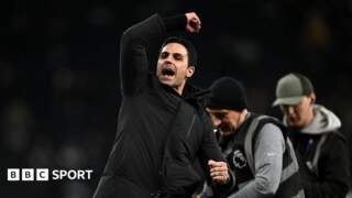 Tottenham 1-4 Arsenal: Gunners pass derby test of nerve as title race hots up