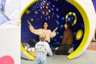 Little explorers will be over the moon with spectacular library exhibition