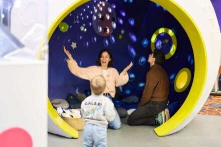 Little explorers will be over the moon with spectacular library exhibition
