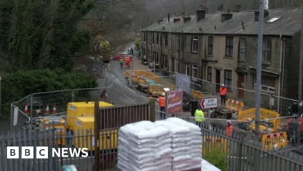 Road linking two towns reopens after leak repairs