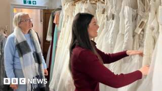 'My wedding dress funded care for terminally ill children'