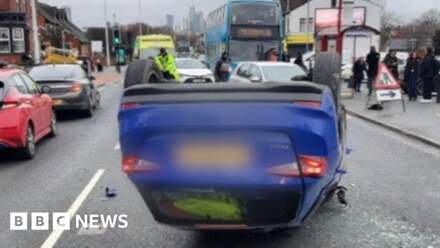 Dangerous driver crashes after rush-hour rampage