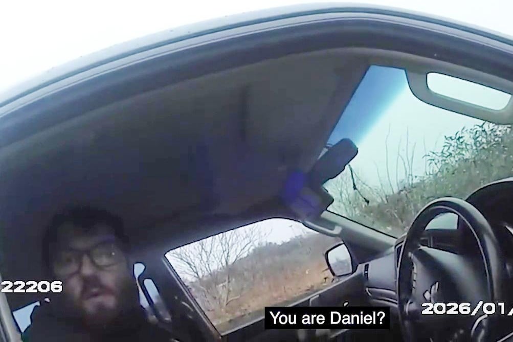 Watch: Driver who refused to give name to cops had 'Daniel' tattooed on his own neck