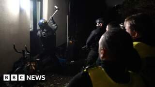Two arrested in pre-dawn county lines drugs raid