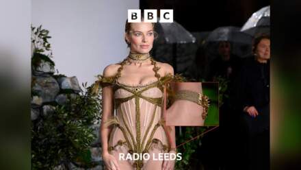 Margot Robbie dons Haworth bracelet for premiere