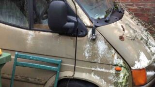 Man left with hefty bill after abandoning ‘dilapidated’ camper van