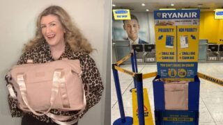 Ideal hand luggage for Ryanair and easyJet flights now from under £11 in sale