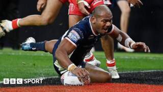 Leeds Rhinos thrash Hull KR in Las Vegas as four-try Maika Sivo stars