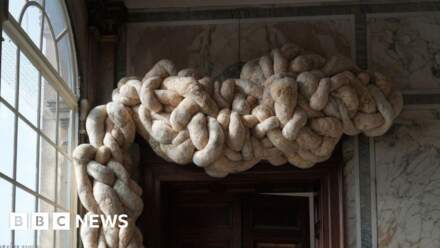 Wuthering Heights artist showcases woollen works