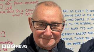 Funeral held for Rob Burrow's father Geoff