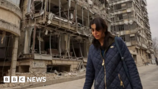 'We're caught up in a war while on holiday'