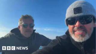 Charity rowers mistaken for migrants back at sea