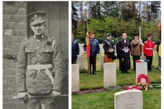 Grave of Castleford soldier missing since 1940 identified in Belgium