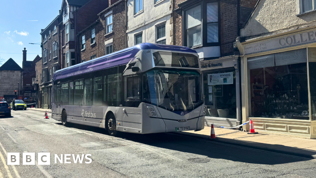 Pedestrian struck by bus on main city road