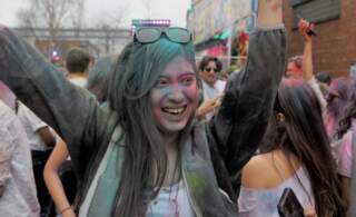 20 vibrant pictures as Leeds Holi 'Festival of Colours' takes over Beaver Works in Hunslet