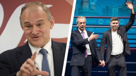 Reform UK hit back after Ed Davey’s Luke Campbell criticism