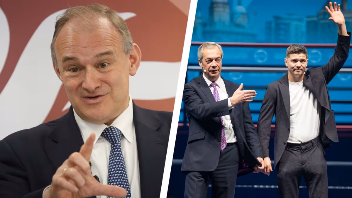 Reform UK hit back after Ed Davey’s Luke Campbell criticism