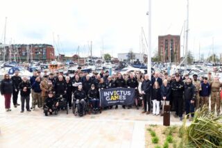 Invictus Games Flag raised at Hull Marina – in pictures
