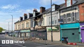 People unable to go home after building collapse