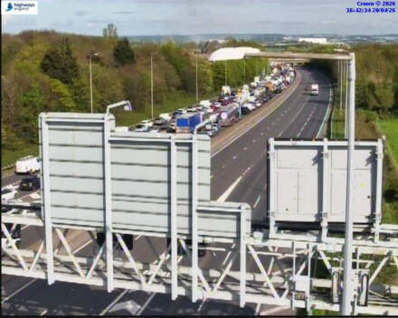 Commuters face severe delays after multi-vehicle crash on M62 near Leeds – live updates