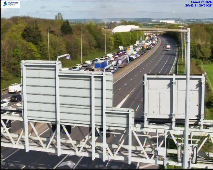 Commuters face severe delays after multi-vehicle crash on M62 near Leeds – live updates