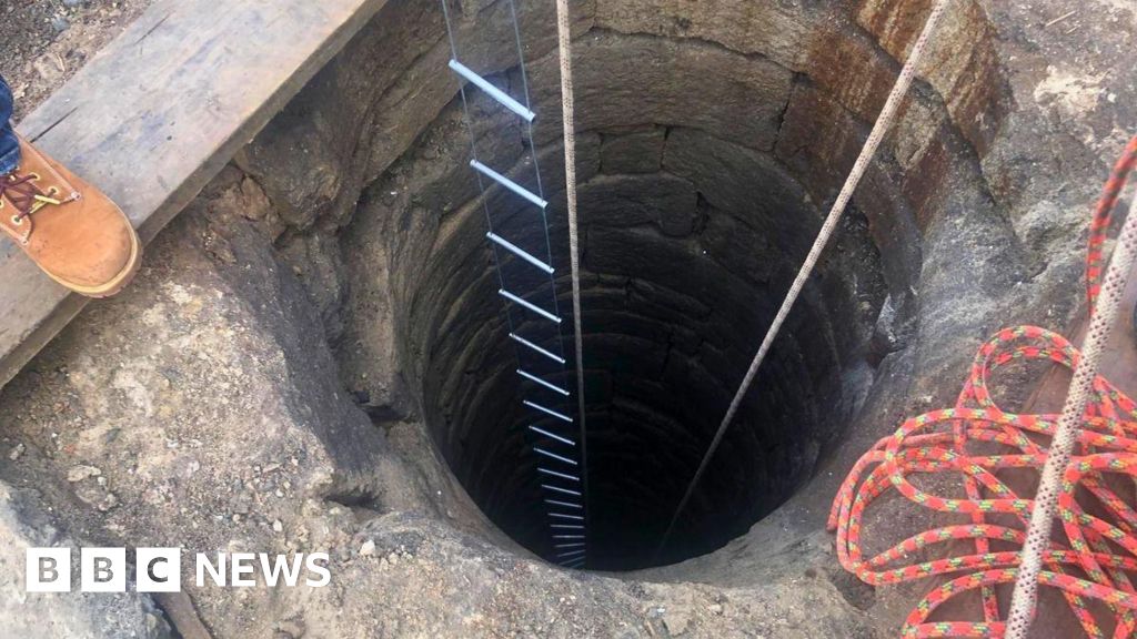 Builders discover medieval well in city centre