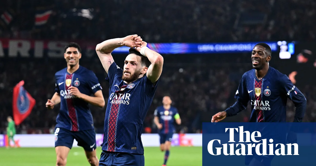 Kvaratskhelia caps victory for dominant PSG as cautious Liverpool cling to hope | Champions League