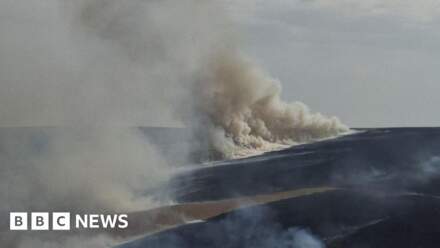 Fire crews tackle West Yorkshire moorland blaze