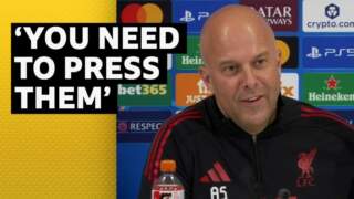 Arne Slot on Liverpool tactics