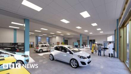 College's new £19m vehicle tech building unveiled