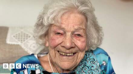 Former mill girl and Army driver turns 105