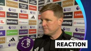 Arsenal 1-0 Newcastle United: Eddie Howe post-match interview