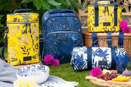 These pretty picnic sets and cool bags are ideal for alfresco dining now the sun is coming out (aff)