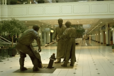 Star readers call for Meadowhall steel worker statues to be moved back inside