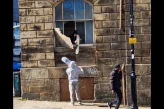 Concerns for historic site as youngsters seen climbing in and out of crumbling landmark