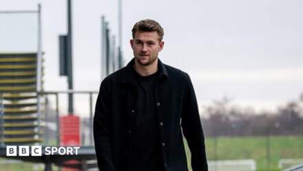 Matthijs de Ligt: Manchester United defender still out with back injury