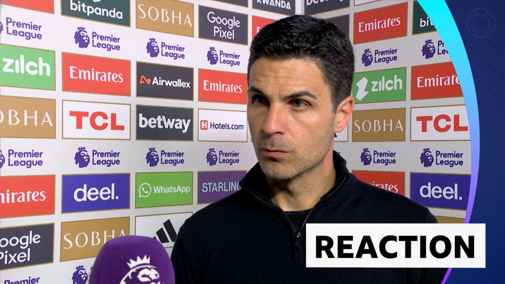 'A big punch on the face' – Arteta