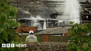 Three coaches lost after fire at travel company