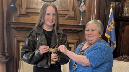 Young girl who saved her dad’s life honoured with Hull bravery award the Amy Johnson Cup