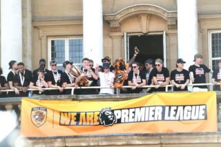 Rousing reception for Hull City heroes, in pictures