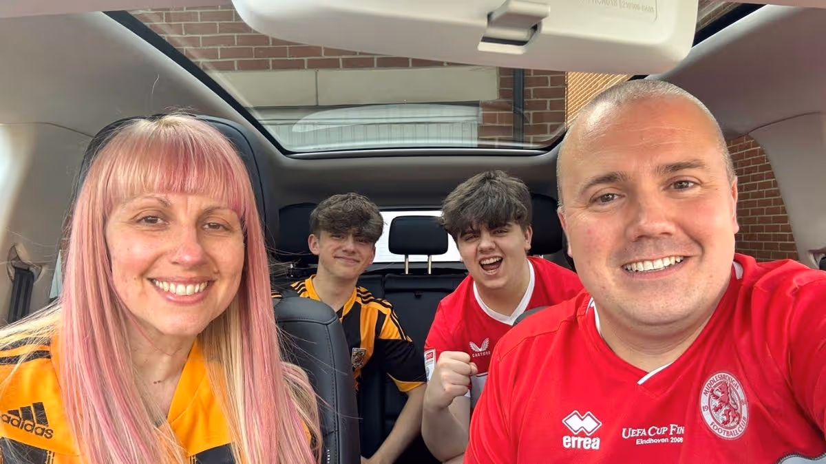 Meet the family who have taken the Hull City v Boro play-off final to a whole new level