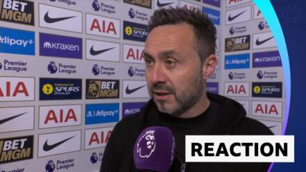 Tottenham 1-1 Leeds United: Roberto De Zerbi post-match interview
